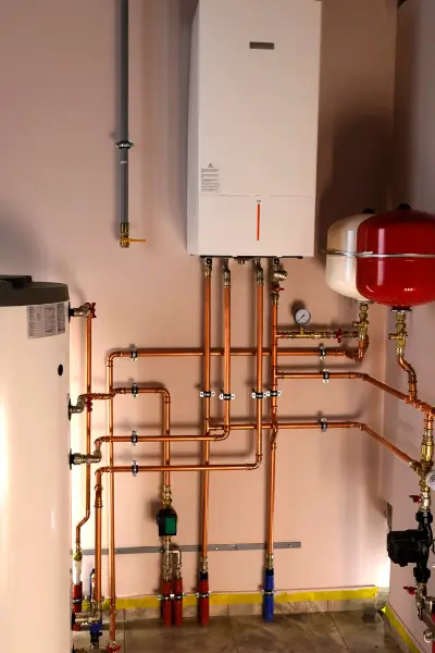 Система отопления с газовым котлом и параллельной обвязкой котельной