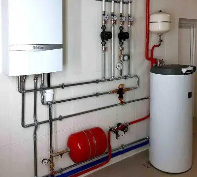 Монтаж системы отопления частного дома с газовым конденсационным котлом