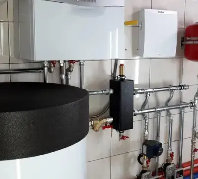 Монтаж газового отопления с инновационной системой вентиляции