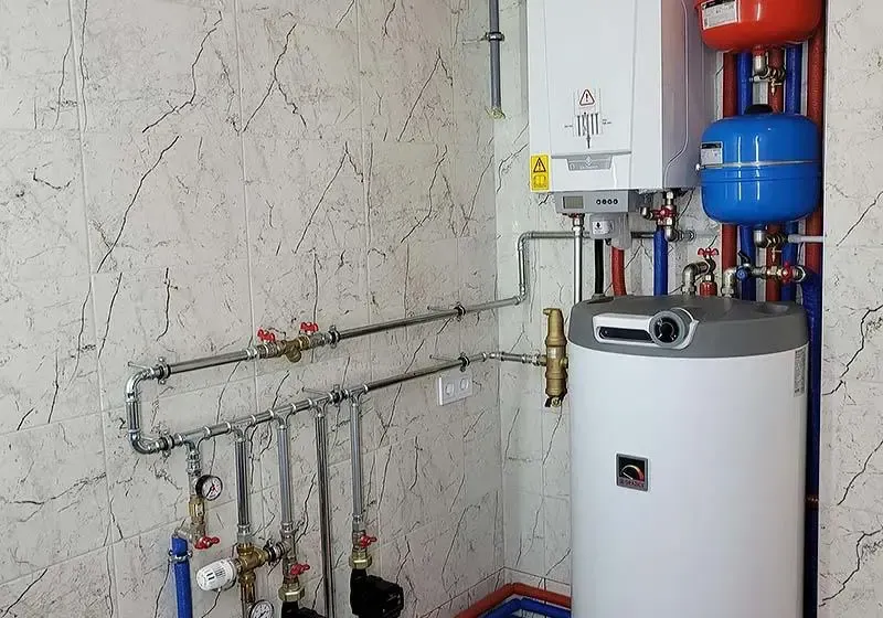 Котельная с газовым конденсационным котлом и удалённым доступом - инженерные системы Профитерм Котельная с газовым конденсационным котлом и удалённым доступом - главное фото проекта инженерных систем Кучкуны