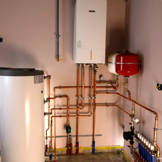 Система отопления с газовым котлом и параллельной обвязкой котельной