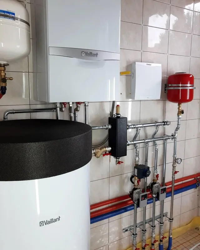 Монтаж газового отопления с инновационной системой вентиляции